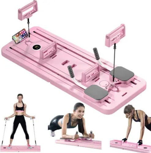 Mertivo Foldable Pilates Reformer Board Pink